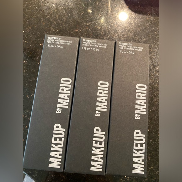 Makeup By Mario Other - Bundle of 3 Makeup by Mario SURREALSKIN NATURAL FINISH FOUNDATION new with box